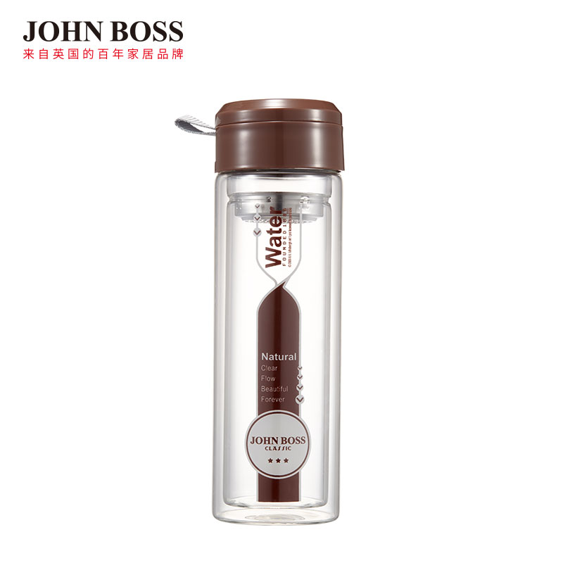 JOHN BOSS威尼雙層玻璃手提杯 HB-G31