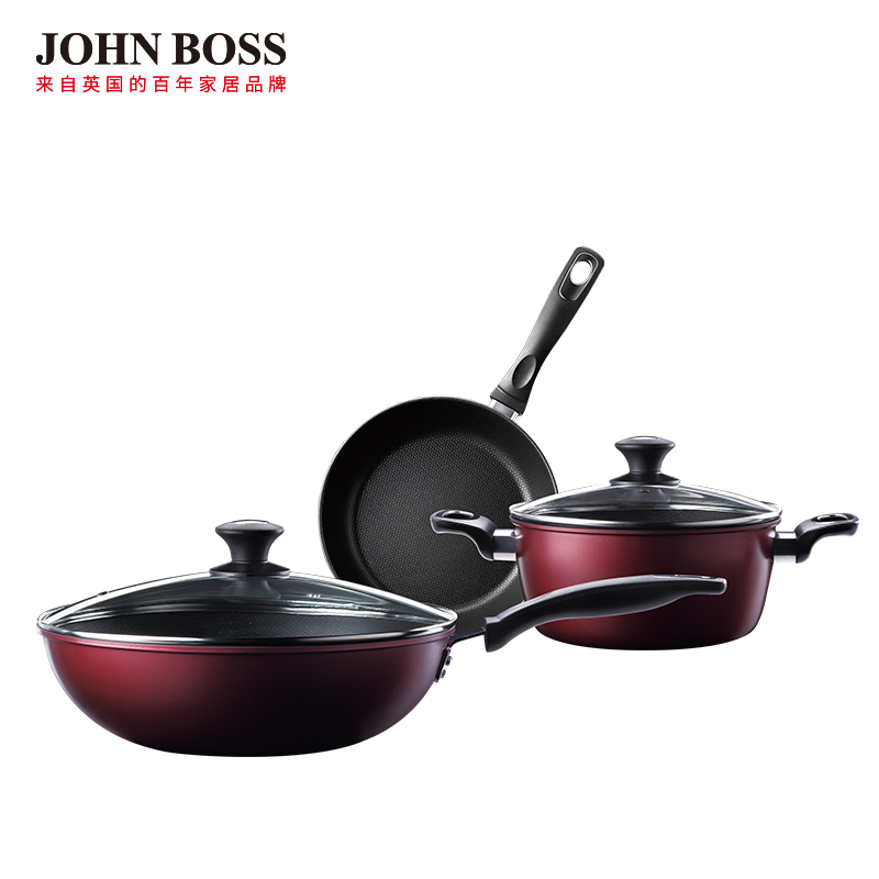 JOHN BOSS博特健康鍋具三件套 HG-GB3222