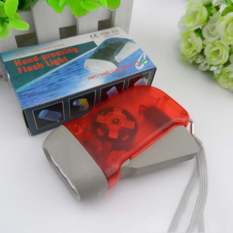 促銷精品-手壓自發(fā)電手電筒