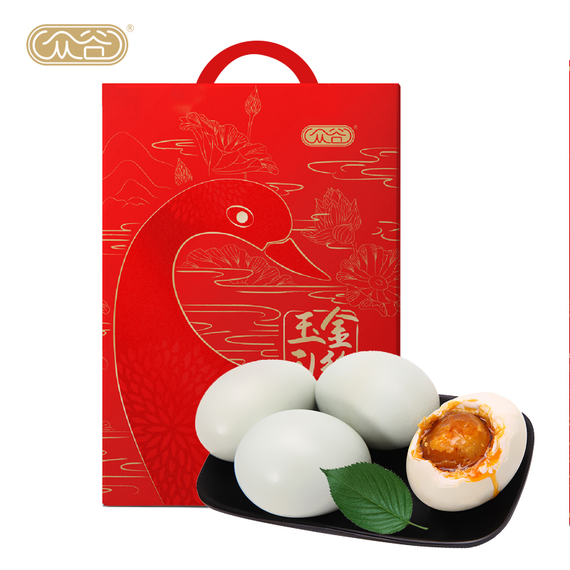 金丝玉礼高邮咸鸭蛋礼盒65g*12枚
