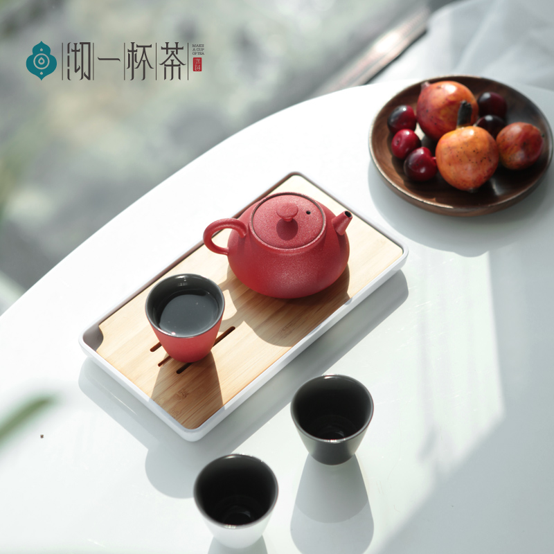 沏一杯茶陶   三彩PT906