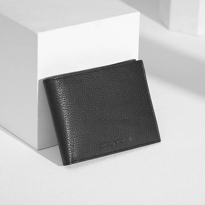 ARMANI男士潮流百搭多卡位短款钱包