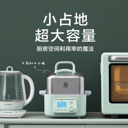 北鼎（Buydeem）蒸炖锅家用电炖锅燕窝隔水炖盅蒸炖一体煮粥煲汤炖汤锅电煮锅