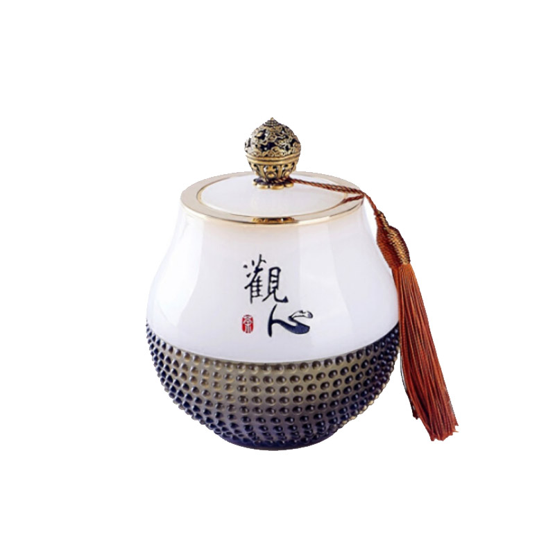 中和博礼   HSY-0043琉璃玉观心茶叶罐