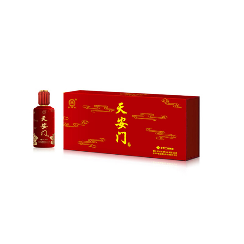 天安门庆典红小瓶装   43度