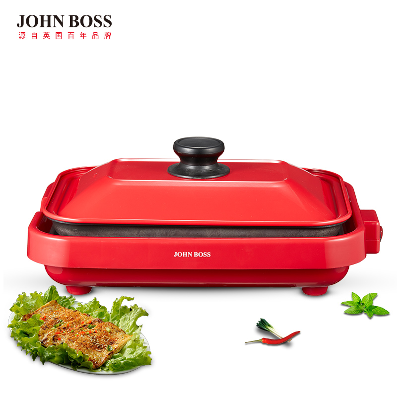 JOHNBOSS威尔-家用多功能电烧烤盘HE-JG15