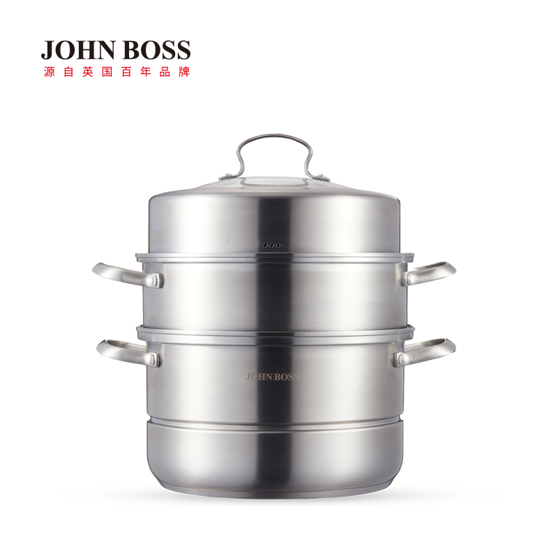 JOHNBOSS不锈钢多用锅具三层蒸锅HG-G26
