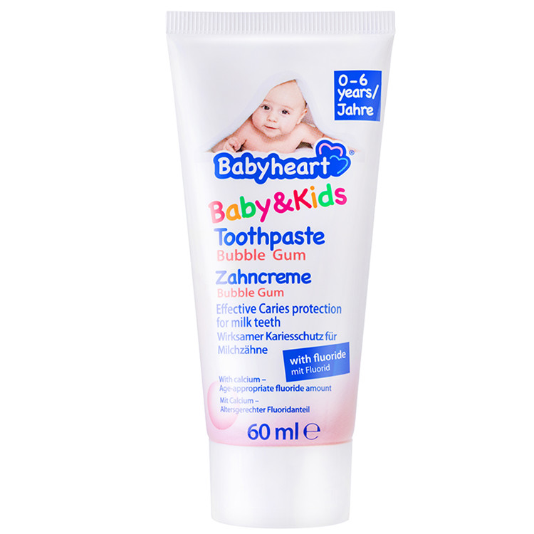 babyheart兒童溫和護(hù)齒牙膏0-6