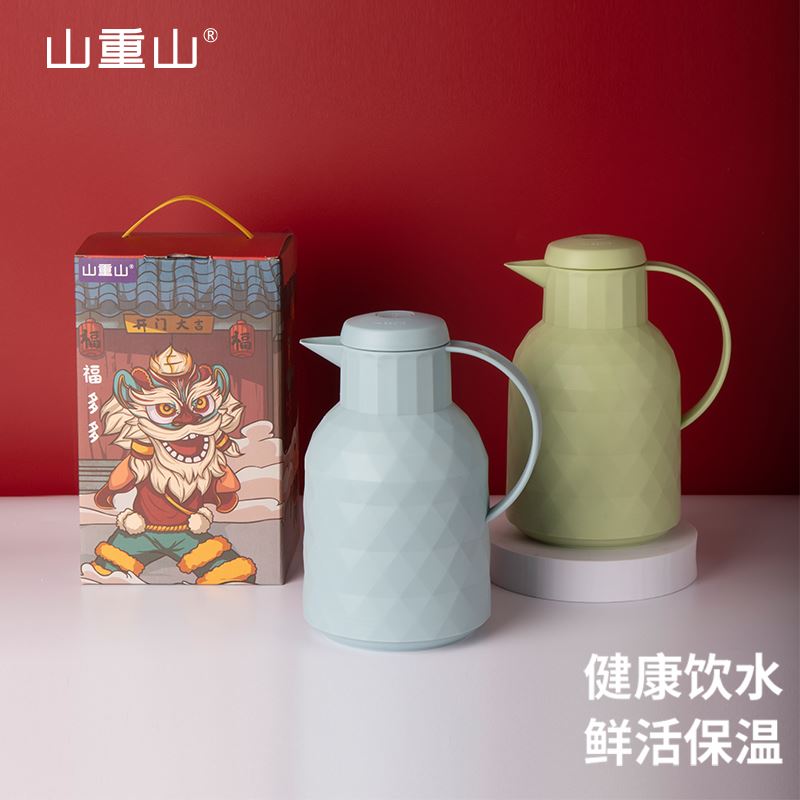 山重山福多多保溫壺一件套9107