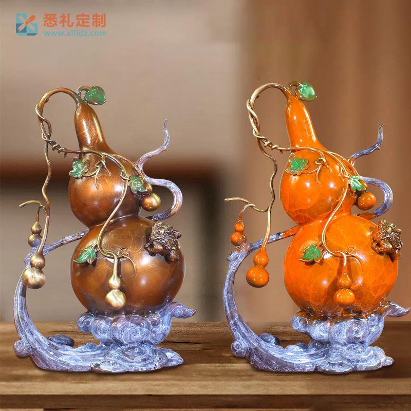 招财铜葫芦摆件