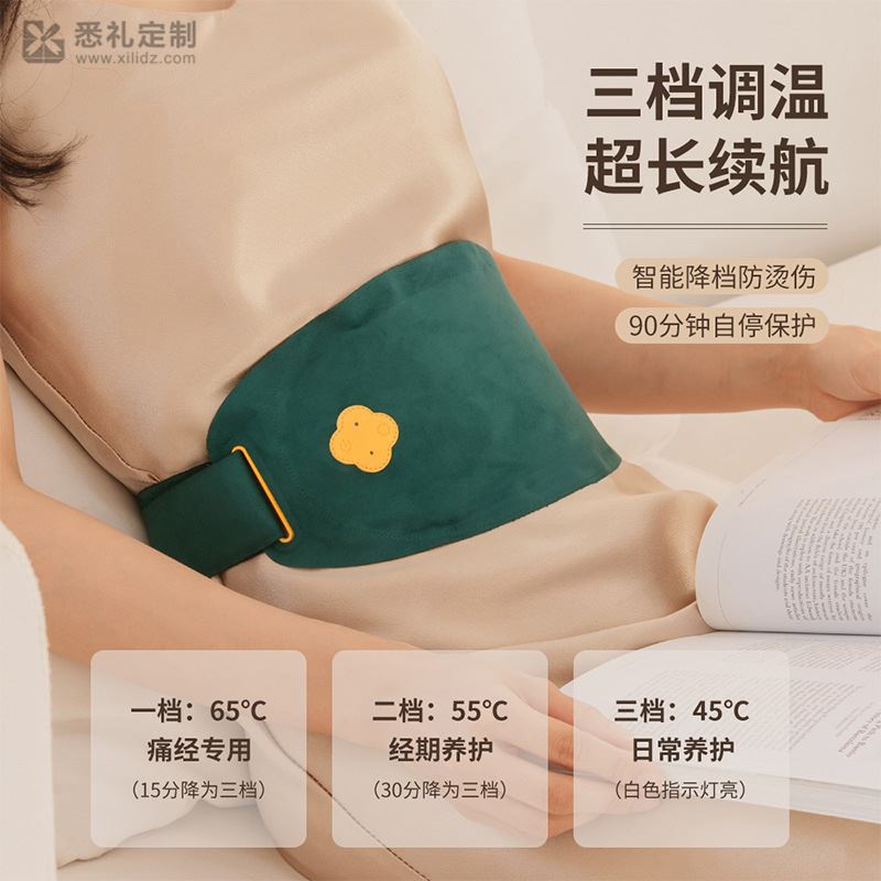 秋冬季新品按摩暖宫带发热护腰神器