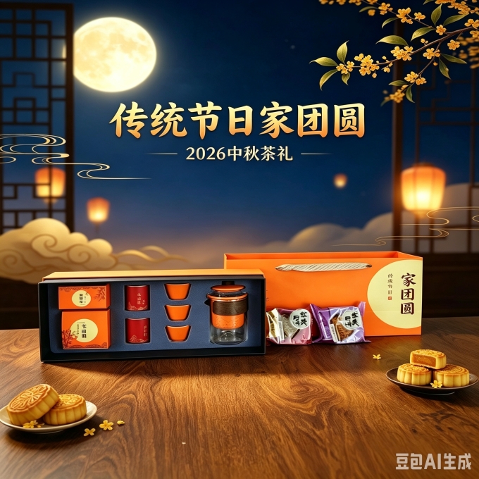 家团圆·中秋茶礼快客杯套装